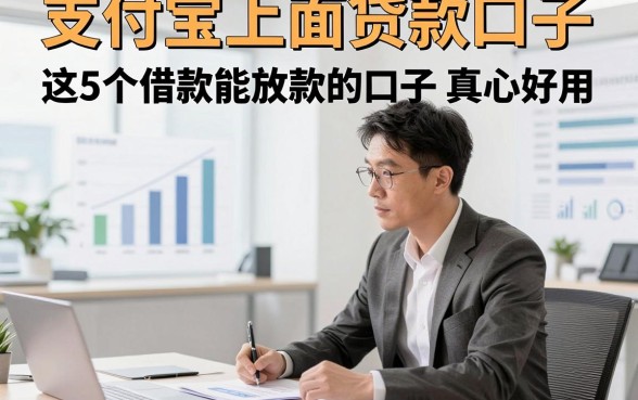 支付宝上面贷款口子，解读这5个借款能放款的口子真心好用