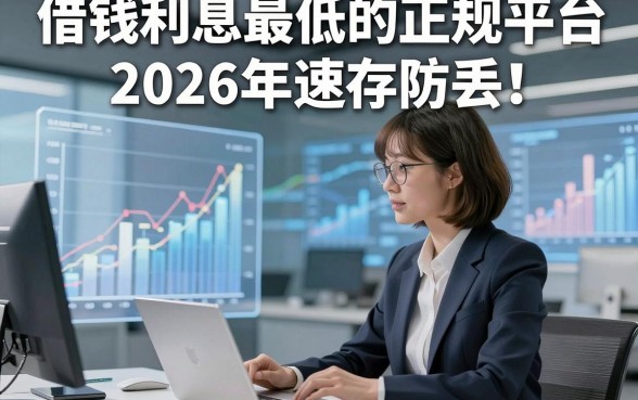 借钱利息最低的正规平台2026年速存防丢！本文为您全面珍藏！
