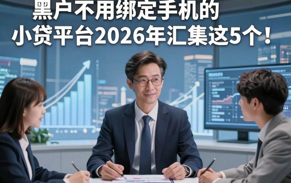 黑户不用绑定手机的小贷平台2026年汇集这5个！本文为您隆重列出！