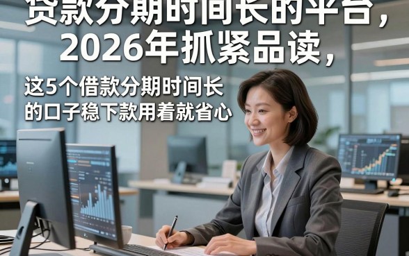 贷款分期时间长的平台2026年抓紧品读，这5个借款分期时间长的口子稳下款用着就省心