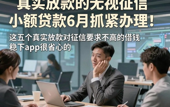 真实放款的无视征信小额贷款6月抓紧办理！这五个真实放款对征信要求不高的借钱稳下app很省心的