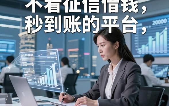 不看征信借钱秒到账的平台，本次概括这几家对征信要求不高借钱20000元能下款的口子流程很简单