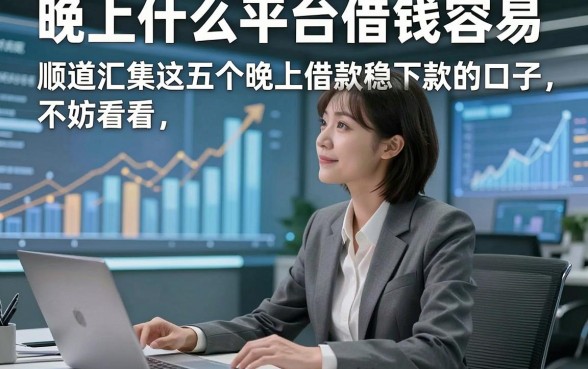 晚上什么平台借钱容易，顺道汇集这五个晚上借款稳下款的口子不妨看看