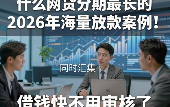 什么网贷分期最长的2026年海量放款案例！同时汇集五个借钱快不用审核了
