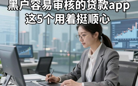 黑户容易审核的贷款app这5个用着挺顺心，本文为您细致展示！