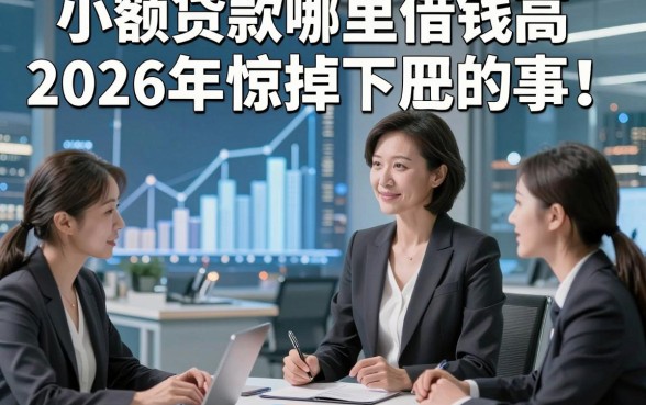 小额贷款哪里借钱高2026年惊掉下巴的事！顺道筛选这五个小额借款哪里能下款对利息要求不高app
