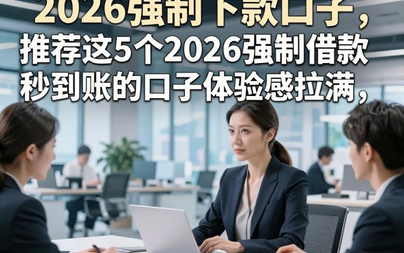 2026强制下款口子，推荐这5个2026强制借款秒到账的口子体验感拉满
