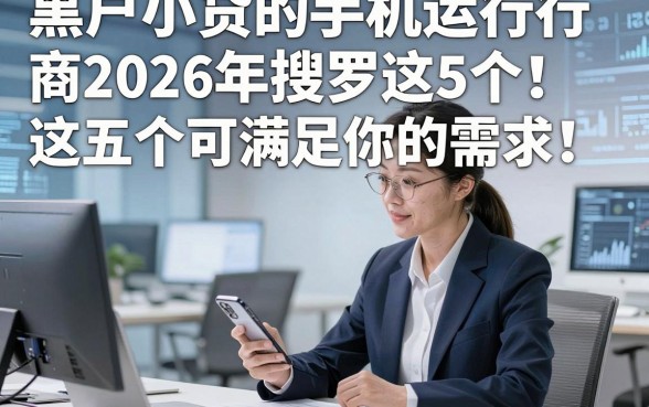 黑户小贷的手机运行商2026年搜罗这5个！这五个可满足你的需求！