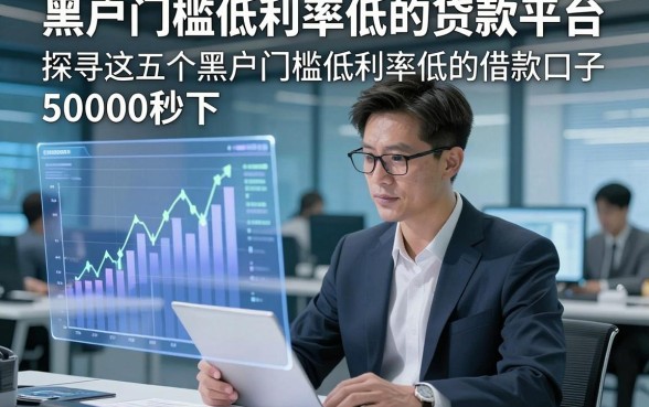黑户门槛低利率低的贷款平台，探寻这五个黑户门槛低利率低的借款口子50000秒下