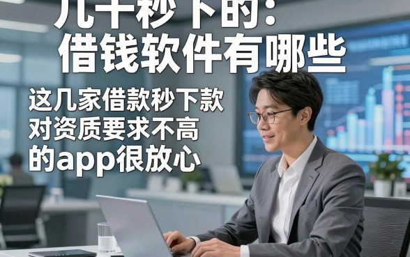 几千秒下的借钱软件有哪些，这几家借款秒下款 对资质要求不高 的app很放心