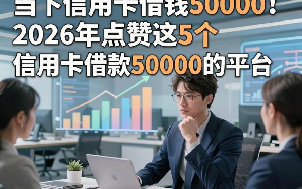 当下信用卡借钱50000！2026年点赞这5个信用卡借款50000的平台