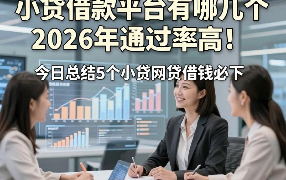 小贷借款平台有哪几个2026年通过率高！今日总结5个小贷网贷借钱必下对资质要求不高app