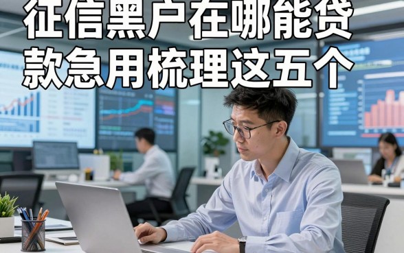 征信黑户在哪能贷款急用梳理这五个，来看本文权威解答！