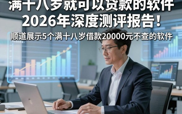 满十八岁就可以贷款的软件2026年深度测评报告!顺道展示5个满十八岁借款20000元不查的软件