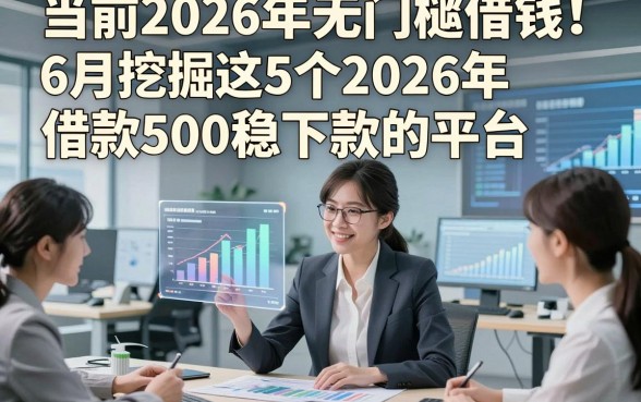当前2026年无门槛借钱！6月挖掘这5个2026年借款500稳下款的平台