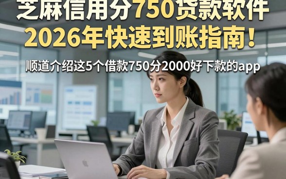 芝麻信用分750贷款软件2026年快速到账指南！顺道介绍这5个借款750分2000好下款的app