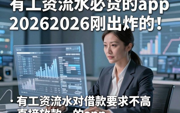 有工资流水必贷的app20262026刚出炉的！同时介绍五个有工资流水对借款要求不高直接放款的app