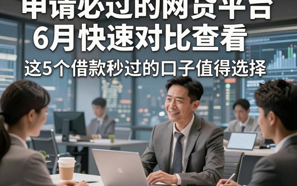 申请必过的网贷平台6月快速对比查看，这5个借款秒过的口子值得选择