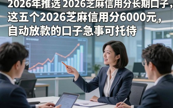 2026年推选​2026芝麻信用分长期口子，这五个2026芝麻信用分6000元自动放款的口子急事可托付