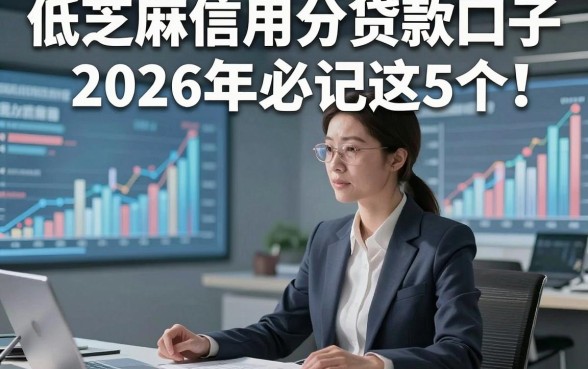 低芝麻信用分贷款口子2026年必记这5个！本篇为您深度细说！