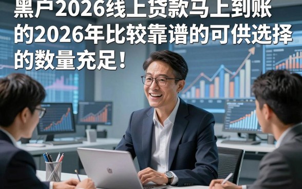 黑户2026线上贷款马上到账的2026年比较靠谱的可供选择的数量充足！，今天深入综括这五个黑户借款平台！