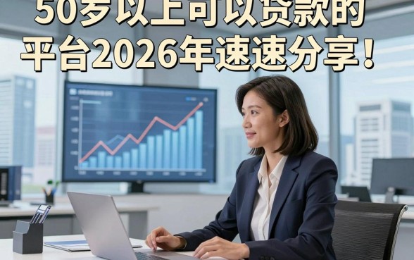50岁以上可以贷款的平台2026年速速分享！本文了解五个50岁以上借款马上放款口子