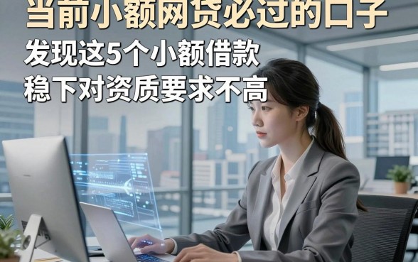 当前小额网贷必过的口子，发现这5个小额借款稳下对资质要求不高口子