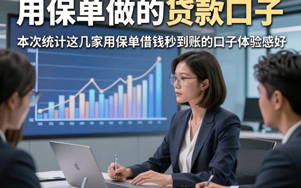 用保单做的贷款口子，本次统计这几家用保单借钱秒到账的口子体验感好