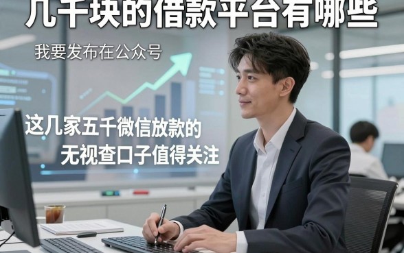 几千块的借款平台有哪些，点评​这几家五千微信放款的无视查口子值得关注