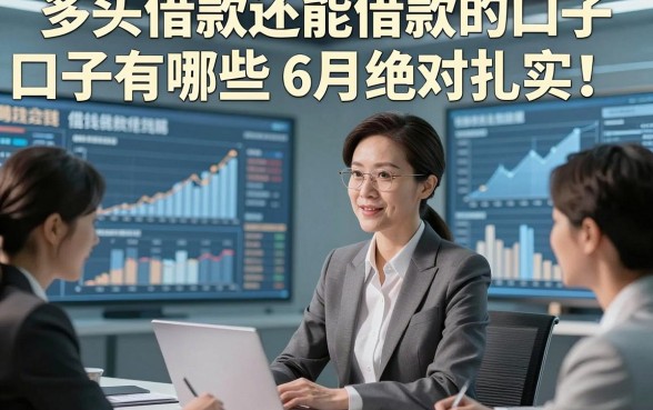 多头借款还能借款的口子有哪些6月绝对扎实！这五个多头贷款借钱6000容易下款的口子利率透明