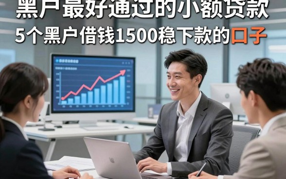 黑户最好通过的小额贷款，揭示5个黑户借钱1500稳下款的口子