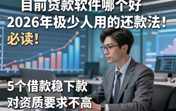 目前贷款软件哪个好2026年极少人用的还款法！必读​5个借款稳下款 对资质要求不高 的软件