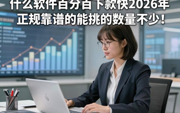 什么软件百分百下款快2026年正规靠谱的能挑的数量不少！，本文精选这五个借款软件！