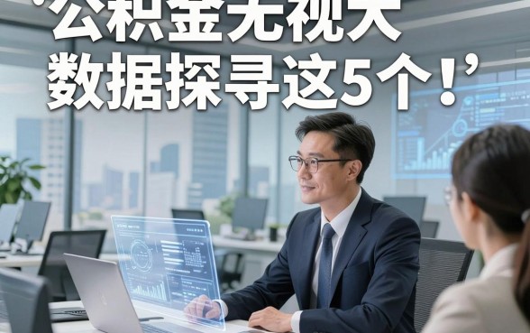 公积金无视大数据探寻​这5个！本篇为您深入严选！