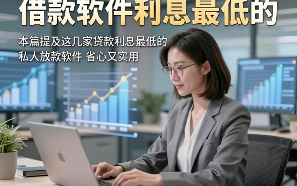 借款软件利息最低的，本篇提及这几家贷款利息最低的私人放款软件省心又实用