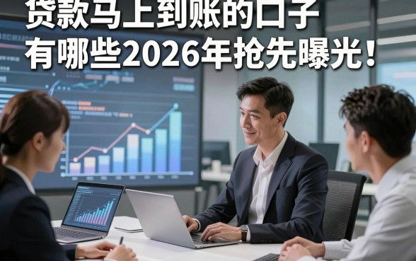 贷款马上到账的口子有哪些2026年抢先曝光！本文梳理5个专注快速周转的网贷平台