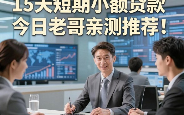 15天短期小额贷款今日老哥亲测推荐！本文分析5个55岁黑户能贷款的app