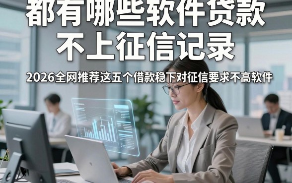 都有哪些软件贷款不上征信记录，2026全网推荐这五个借款稳下对征信要求不高软件