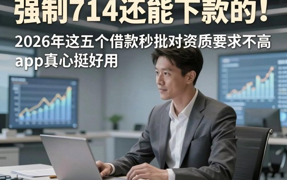 强制714还能下款的！2026年这五个借款秒批对资质要求不高app真心挺好用