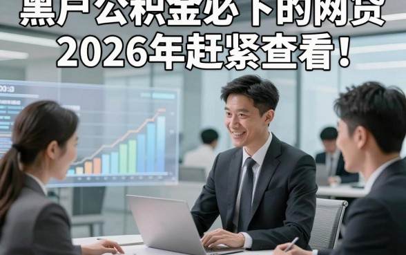 黑户公积金必下的网贷2026年赶紧查看！本文为您细致评析！