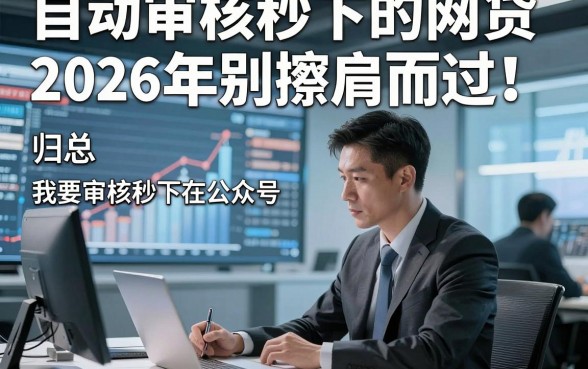 自动审核秒下的网贷2026年别擦肩而过！归总​这五个自动审核秒下的借款5000马上放款的平台