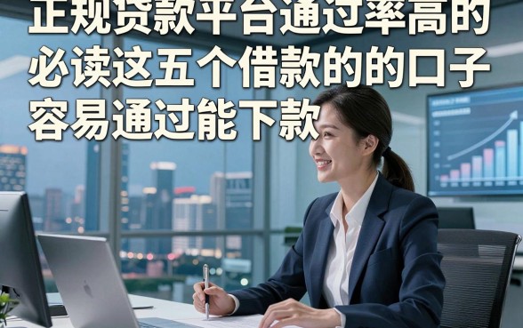 正规贷款平台通过率高的，必读这五个借款的口子容易通过能下款