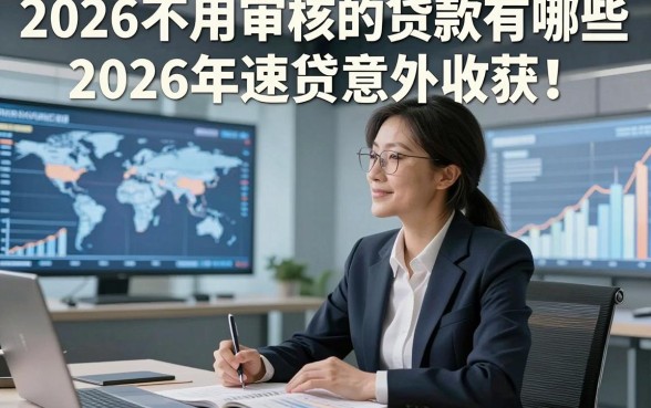 2026不用审核的贷款有哪些2026年速贷意外收获！本篇为您详细详解！