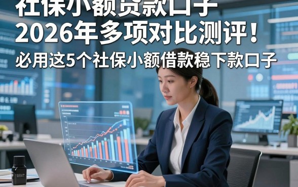 社保小额贷款口子2026年多项对比测评!必用这5个社保小额借款稳下款口子