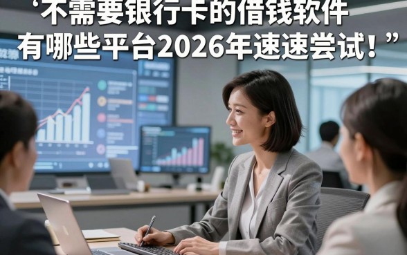不需要银行卡的借钱软件有哪些平台2026年速速尝试！本文归纳5个适配应急用钱用户的靠谱平台