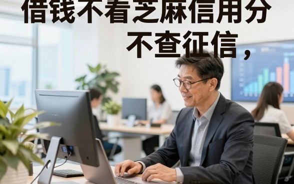 借钱不看芝麻信用分不查征信，顺道介绍5个借款对芝麻信用分要求不高软件