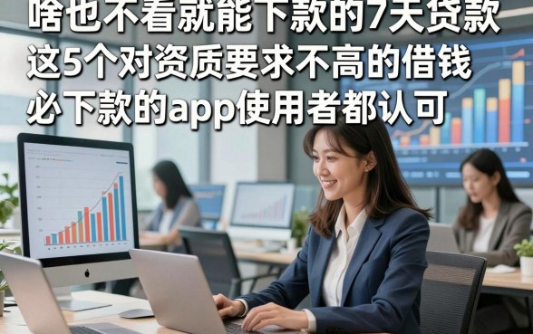 啥也不看就能下款的7天贷款，这5个对资质要求不高的借钱必下款的app使用者都认可