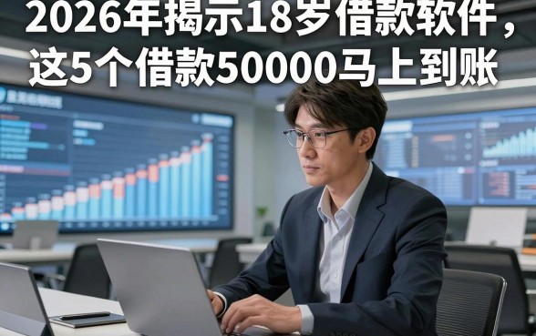2026年揭示18岁借款软件可以借钱，详解这5个借款50000马上到账的