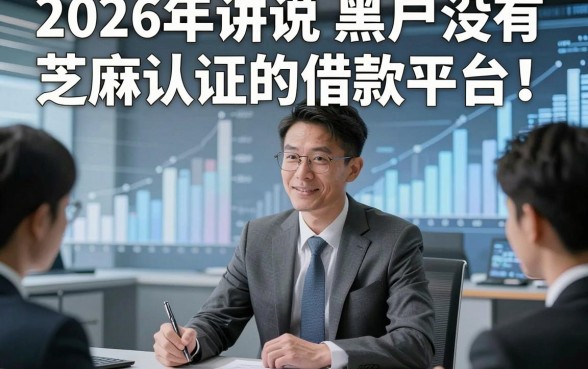2026年讲说​黑户没有芝麻认证的借款平台！这五个黑户借钱对芝麻认证要求不高口子临时所需适配