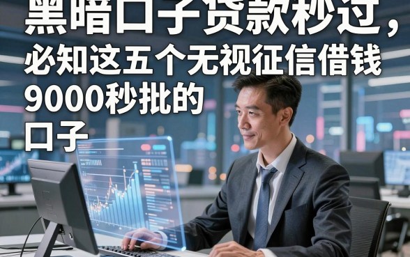 黑暗口子贷款秒过，必知这五个无视征信借钱9000秒批的口子